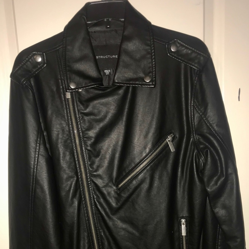 “Structure” Leather Jacket